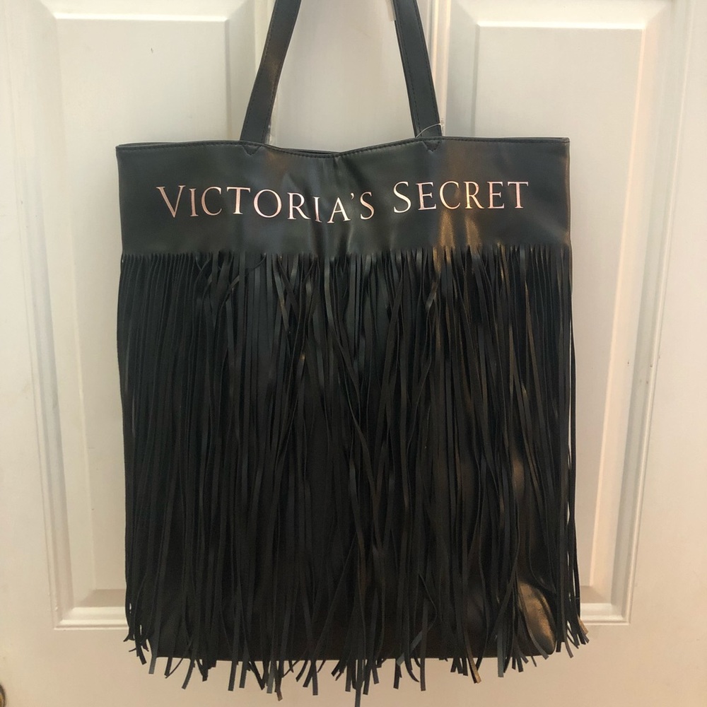 Victoria’s Secret Black Fringe Bag
